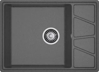 Мойка кухонная GranFest VERTEX V-680L графит